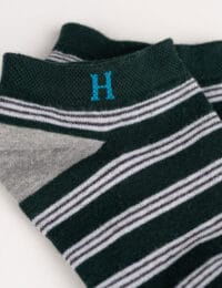 جوراب زنانه مچی راه راه دو رنگ - تصویر 2