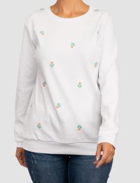 بلوز زنانه پنبه طرح کاکتوس