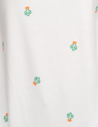 بلوز زنانه پنبه طرح کاکتوس - تصویر 2