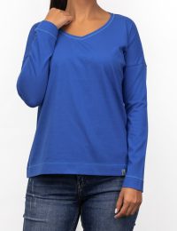 بلوز زنانه بیسیک یقه هفت هورا