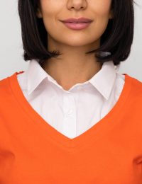 تیشرت زنانه یقه نساجی نجلا - تصویر 2