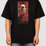 تیشرت چاپی فرش و فضانورد