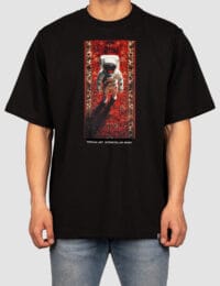 تیشرت چاپی فرش و فضانورد