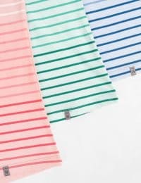 تیشرت زنانه راه راه سه رنگ - تصویر 3