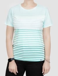 تیشرت زنانه راه راه سه رنگ