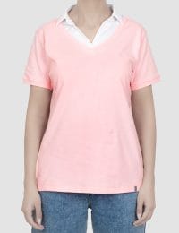 پولوشرت زنانه یقه نساجی ناریا