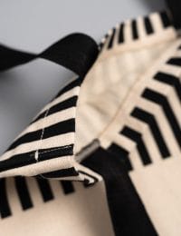 ساک خرید پارچه ای راه راه - تصویر 2