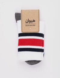 جوراب زنانه ساقدار سه خط