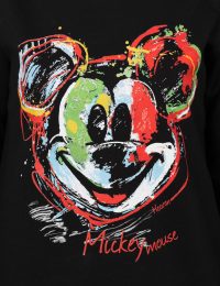 بلوز زنانه دورس میکی مشکی - تصویر 2