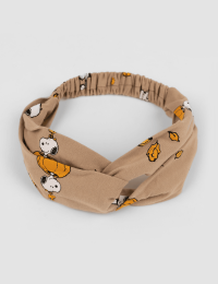 هدبند زنانه چاپدار اسنوپی و کدو