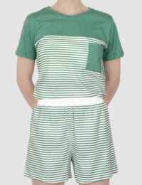 تیشرت زنانه جیب دار سبوحا - تصویر 2