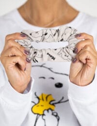 کش مو زنانه چاپدار آسمین - تصویر 2