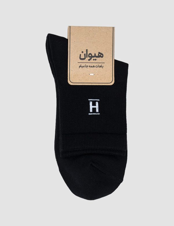 جوراب مردانه نیم ساق ساده هیوان