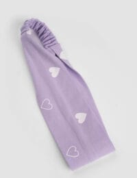 هدبند زنانه چاپدار قلب قلبی - تصویر 2