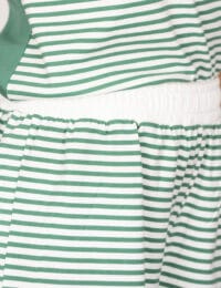 شورتک زنانه راه راه سبوحا - تصویر 2