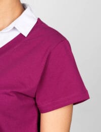 پولوشرت زنانه یقه نساجی نسار - تصویر 4