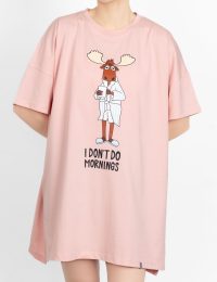 پیراهن زنانه چاپدار گوزن تنبل