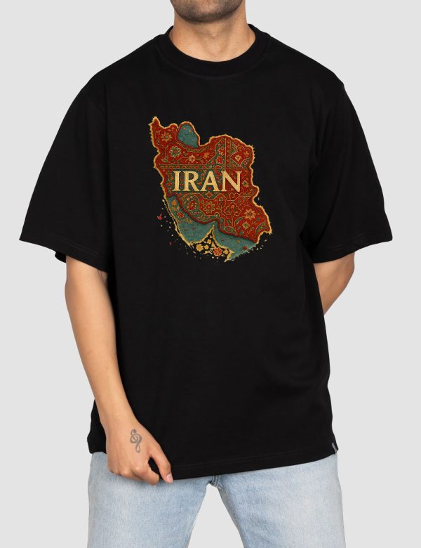 تیشرت چاپی فرش ایرانی