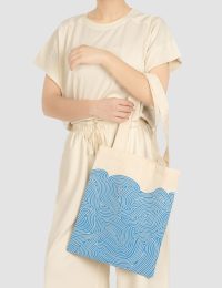 ساک خرید پارچه ای موج - تصویر 2