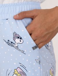 شلوار زنانه چاپدار اسنوپی و اسکی - تصویر 3