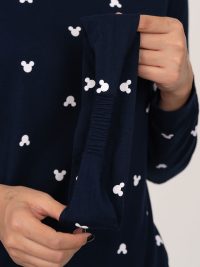 هدبند زنانه چاپدار میکی - تصویر 2