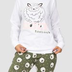 بلوز زنانه پنبه چاپ گوسفند