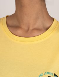 بلوز زنانه چاپدار اسنوپی و لیمو - تصویر 3