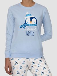 بلوز زنانه چاپدار پنگوئن زیبا