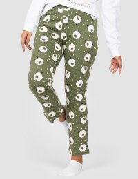 شلوار زنانه پنبه چاپ گوسفند