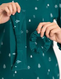 هدبند چاپدار درخت کاج - تصویر 3