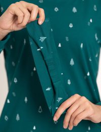 هدبند چاپدار درخت کاج - تصویر 2