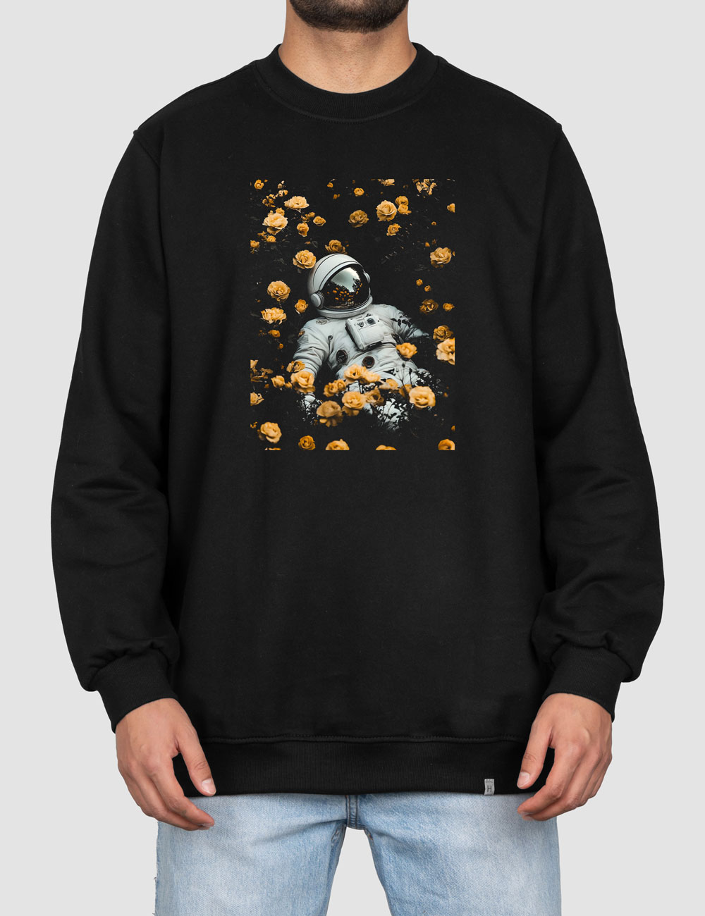 بلوز دورس چاپی فضانورد و گل بلوز دورس چاپی فضانورد و گل - تصویر 1