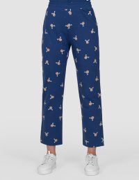 شلوار زنانه چاپدار گوزن کوچک