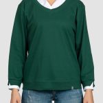 پولوشرت زنانه یقه نساجی آشیان