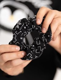 کش مو چاپدار پنگوئن و برف - تصویر 2