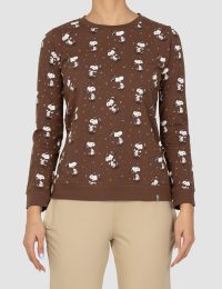 بلوز زنانه چاپدار اسنوپی و برگ