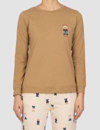 بلوز زنانه چاپدار تدی و قلب