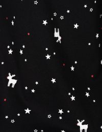 شلوار زنانه چاپدار ستاره و گوزن - تصویر 2