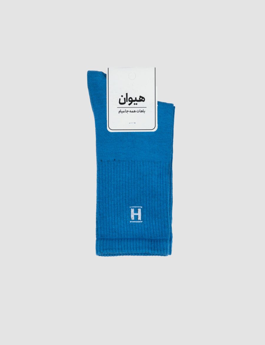 جوراب مردانه ساقدار کشبافت ساده — تصویر ۳