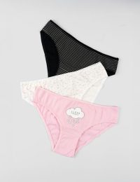 پک 3 تایی شورت زنانه ابر سفید - تصویر 3