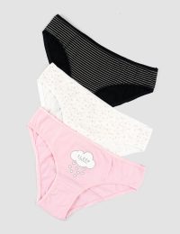 پک 3 تایی شورت زنانه ابر سفید